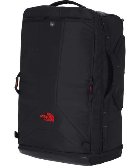 BaseCampGearandBootPack-Black The North Face backpack on a white background