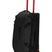BaseCampRollingThunder_28-Black rolling duffel bag with red wheels on a white background