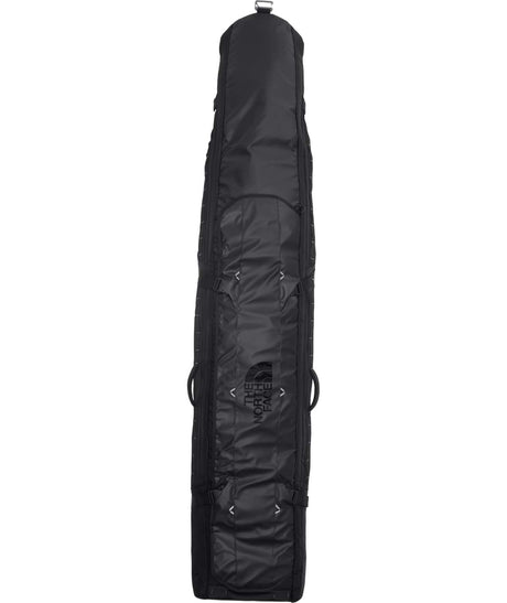 BaseCampSnowRoller-Black ski bag on a white background