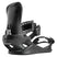 BasinFase- Black snowboard binding on a white background