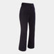 BelleStretchPant-A pair of women's dark navy or black wide-leg cropped pants with a zippered side pocket, shown on a light gray background.