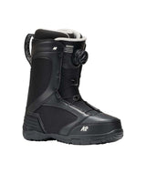 Benes- Black snowboard boot on a white background