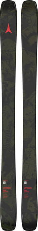 BentDecode- Green and black skis on a white background