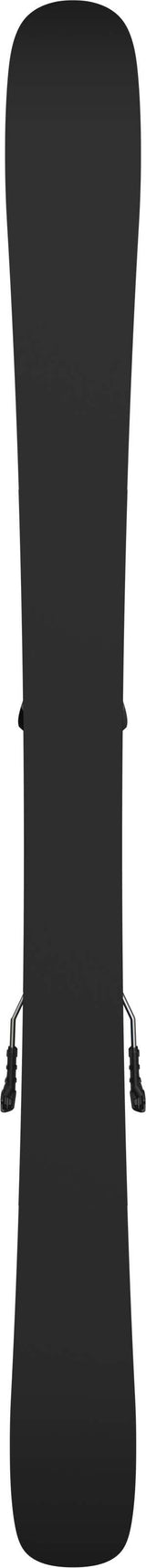 BentJR-Black base of the ski on a white background