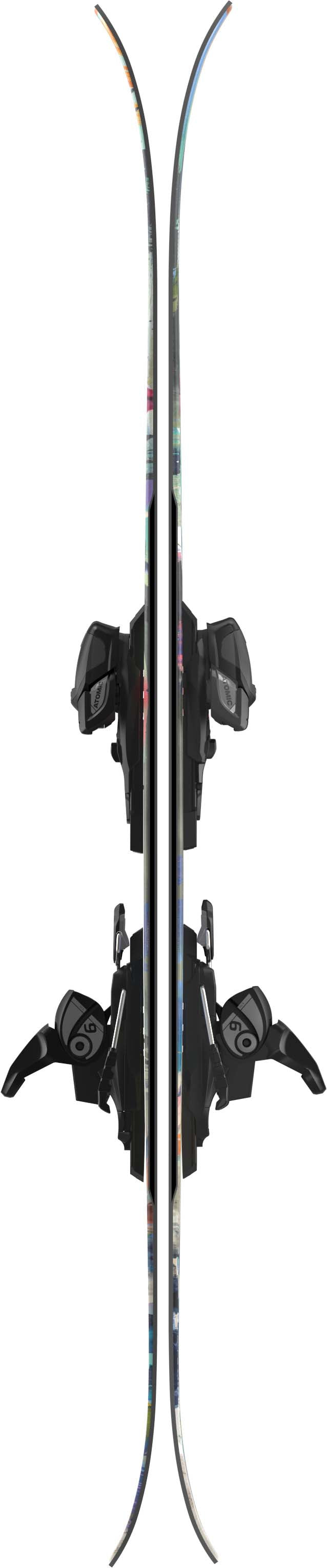 BentJR- Ski profile on a white background