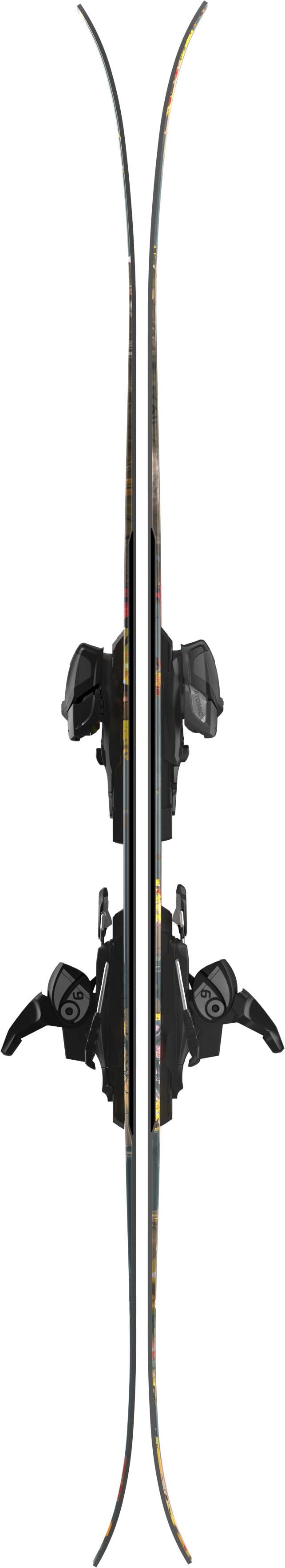 BentMini- Ski profile on a white background