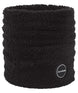 BergenFleeceNeckTube-Black fleece neck warmer with Dakine logo on a white background