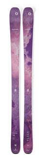 BlackPearl94- Purple and pink skis on a white background 