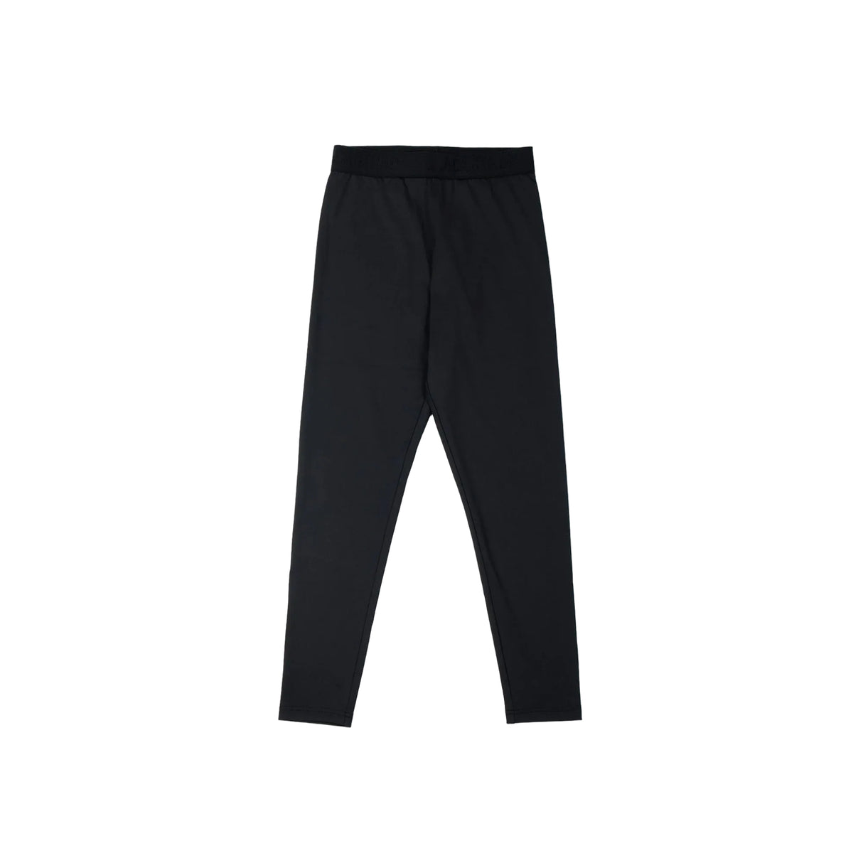 KidEvolverBaselayerPant-Black pants on a light gray background