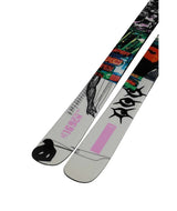 Blend_TBL- Two skis with a colorful design on a white background