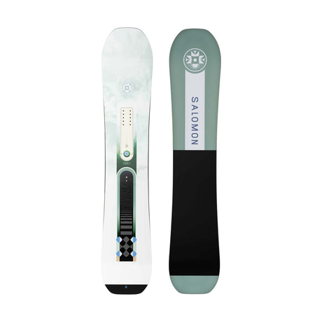 Bliss- Multi colored snowboard on a white background