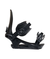 Bond- Black snowboard binding on a white background