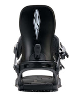 Bond- Black snowboard binding on a white background