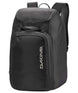 BootBackpack50L-Black backpack with Dakine logo on a white background