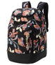 BootBackpack50L-Floral patterned backpack with Dakine logo on a white background