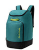 BootBackpack50L-Teal backpack with Dakine logo on a white background
