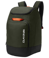 BootBackpack50L-Dark green backpack with Dakine logo on a white background