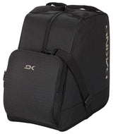 BootBag30L-Black boot bag with 'Dakine' logo on a white background
