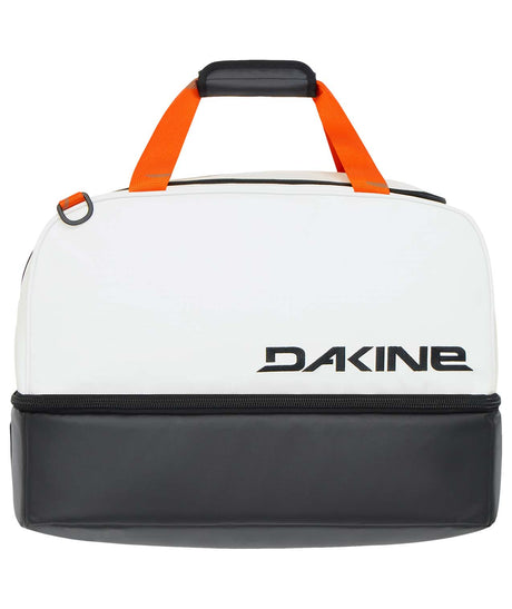 BootLocker69L-White boot bag on a white background