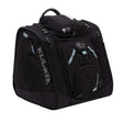 BootTrekkerBootBag- Black and blue bag on a white background