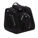 BootTrekkerBootBag- Black and blue bag on a white background