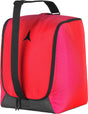 BootandHelmetBag-Red and black shoe bag with a visible brand logo on a white background