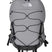 Borealis-Light Grey backpack with The North Face logo on a white background