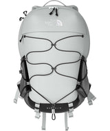 Borealis-Gray backpack with visible branding on a white background