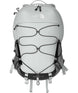 Borealis-Gray backpack with visible branding on a white background