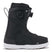 Boundary- Black snowboard boot on a white background