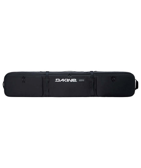 BoundarySkiRollerBag-Black Dakine ski bag on a white background