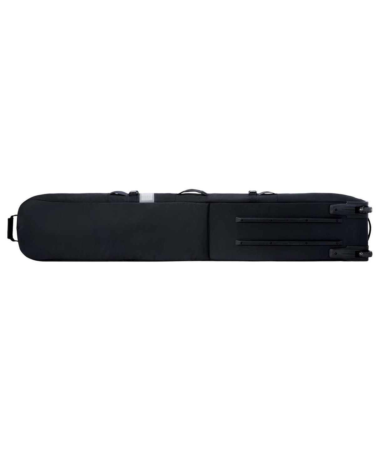 BoundarySkiRollerBag-Black Dakine ski bag on a white background