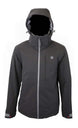 Boys1080Jacket- Black jacket with a hood on a white background