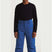 BoysEstatePant- Boy wearing blue snow pants 