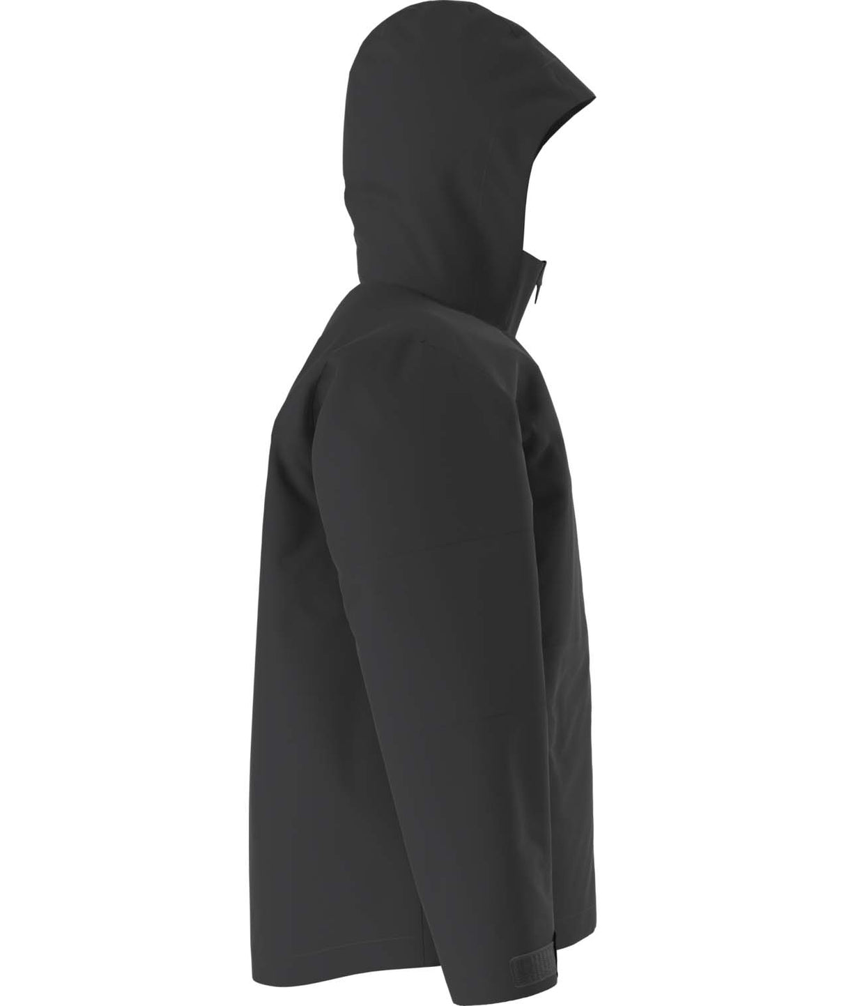 BoysFreedomInsulatedJacket-Black jacket with The North Face logo on a white background