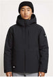BoysMissionSolidJacket- Boy wearing a black ski jacket 