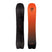 BryanIguchiPro- Black snowboard with a orange base on a white background