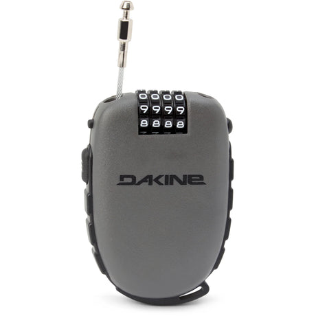 CoolLock-Gray combination lock with a small antenna on a white background, featuring the Dakine logo.