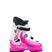 CX3.0CabrioGW-Pink and white ski boot with black accents on a white background