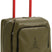 CabinTrolley-Green suitcase with red handle on a white background