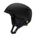 CacheMips-Black helmet with a yellow logo on a white background