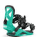 Cadet-Green snowboard binding with 'Union' branding on a white background