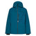 CanopyIns.Jacket- Blue jacket with a patterned pocket on a white background