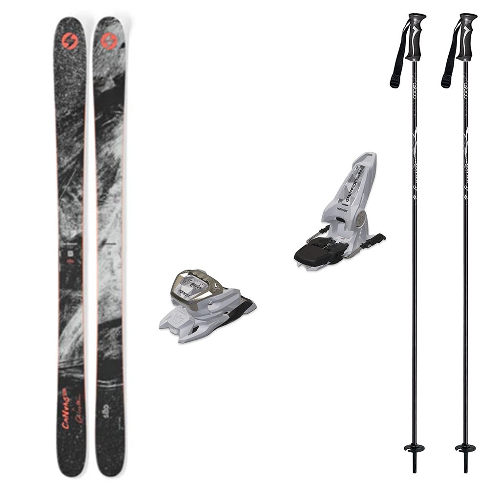 Blizzard Canvas 100 Mens Skis 2027 with Griffon 13 Bindings Ski Package
