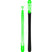 Captis- White, Green, and Black skis on a white background