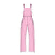 CarsonBib-Pink ski bibs on a white background