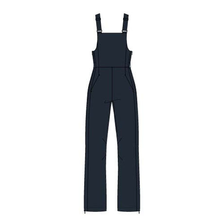 CarsonBib-Navy ski bibs on a white background