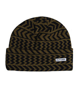 Chevron- Beanie on a white background
