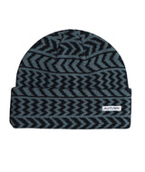 Chevron- Beanie on a white background