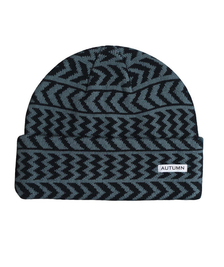 Chevron- Beanie on a white background